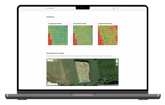 TreeDetect dashboard displaying drone-based forest analytics